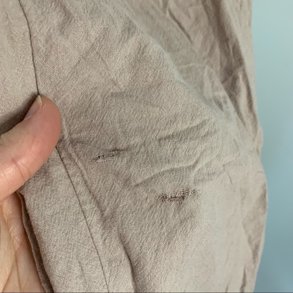 Free People Al Fresco Convertible Jumpsuit Pants Cotton Tie Strapless Small S - Picture 5 of 14